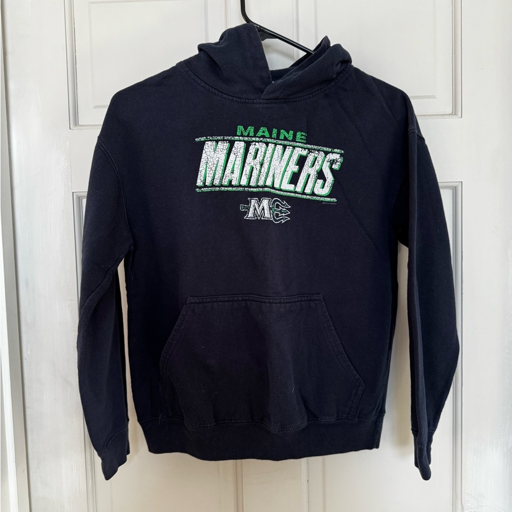 Maine Mariners Navy Youth Hoodie